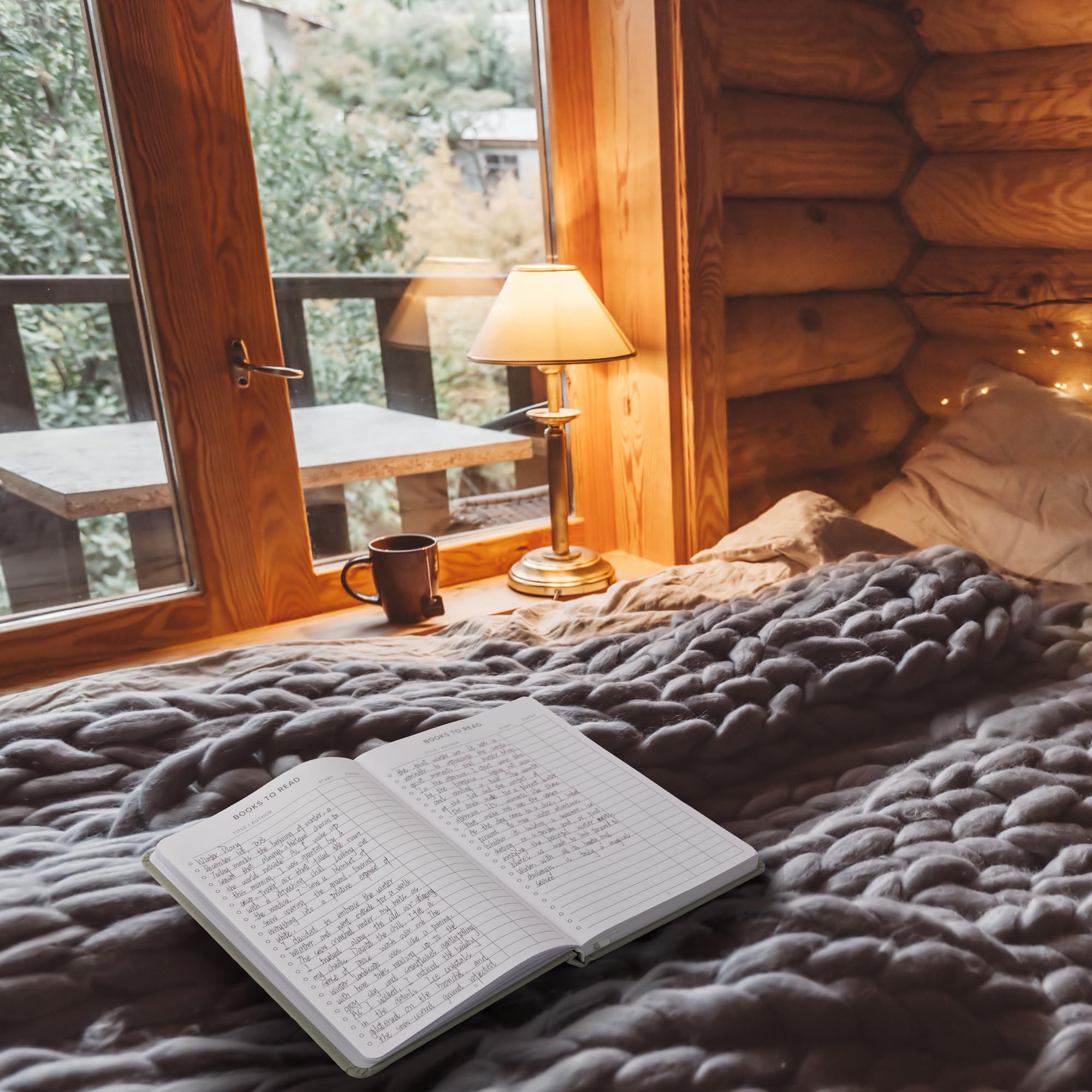 ZICOTO Beautiful Reading Journal for Book Lovers - Linen Hard Cover Book Makes a Great Gift for Readers - The Perfect Tracker with Reading Log & Review Pages For Keeping Notes on Your Favorite Books