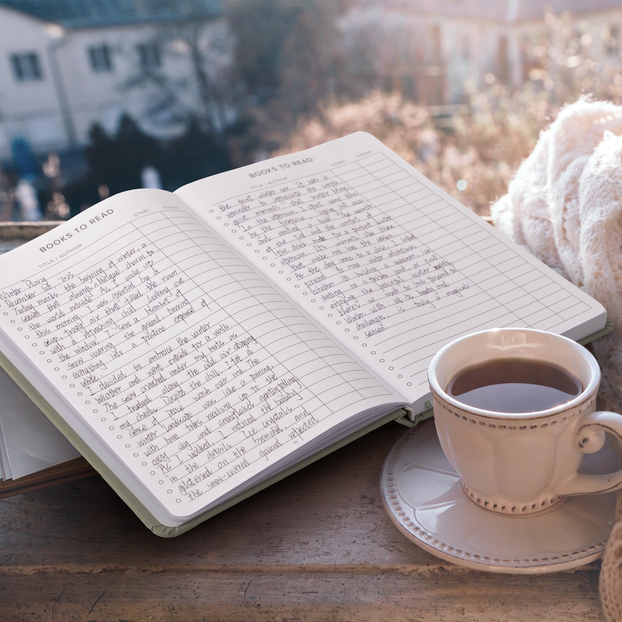 ZICOTO Beautiful Reading Journal for Book Lovers - Linen Hard Cover Book Makes a Great Gift for Readers - The Perfect Tracker with Reading Log & Review Pages For Keeping Notes on Your Favorite Books