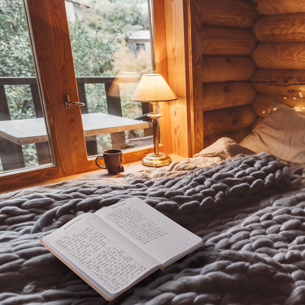 ZICOTO Beautiful Reading Journal for Book Lovers - Linen Hard Cover Book Makes a Great Gift for Readers - The Perfect Tracker with Reading Log & Review Pages For Keeping Notes on Your Favorite Books