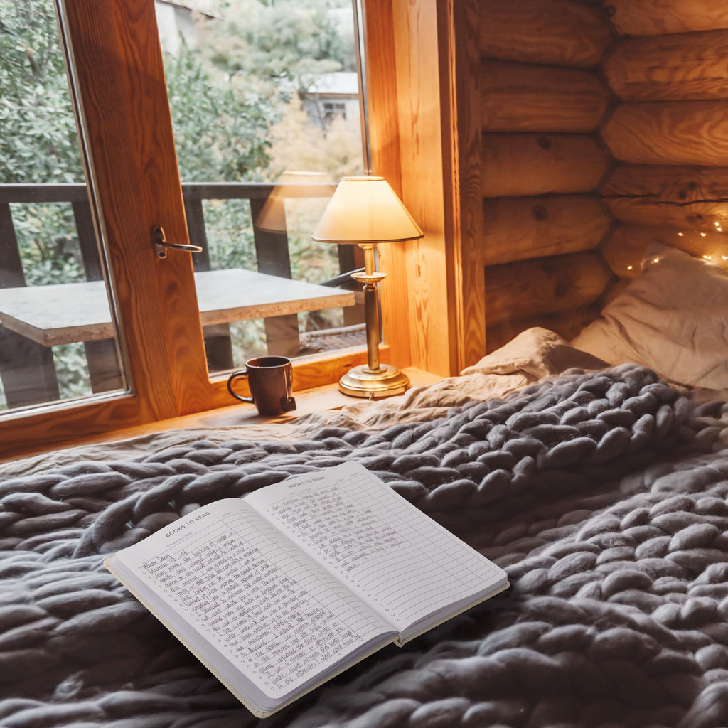 ZICOTO Beautiful Reading Journal for Book Lovers - Linen Hard Cover Book Makes a Great Gift for Readers - The Perfect Tracker with Reading Log & Review Pages For Keeping Notes on Your Favorite Books