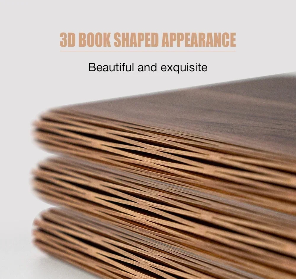 LED Wooden Book Lamp Creative 3D Book Light Folding LED Night Light USB Recharge Decor Bedroom Table Lamp for Kid Brithday Gifts